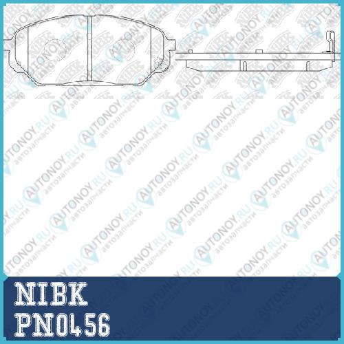Колодки тормозные дисковые PN0456