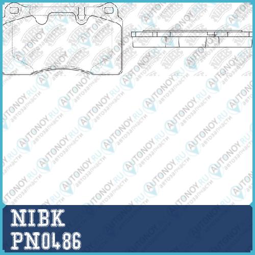 Колодки передние (VW Touareg (7L_ 7P5)) PN0486