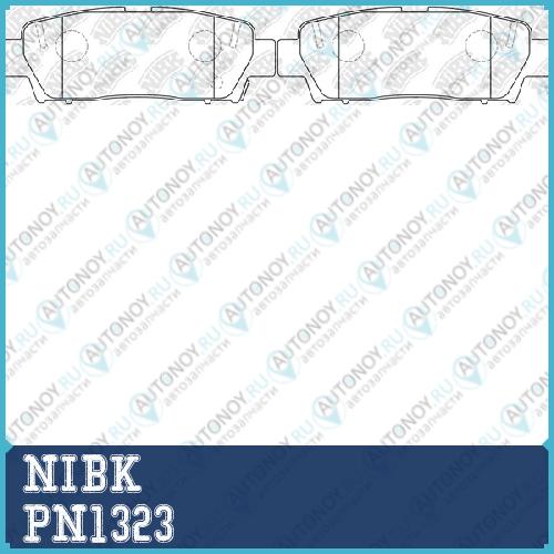 Колодки тормозные дисковые Toyota AVALON 1995-2005 PN1323