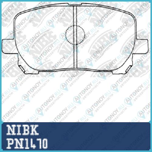 Колодки передние (Toyota AVENSIS VERSO 2.0/2.0D 01-) PN1470