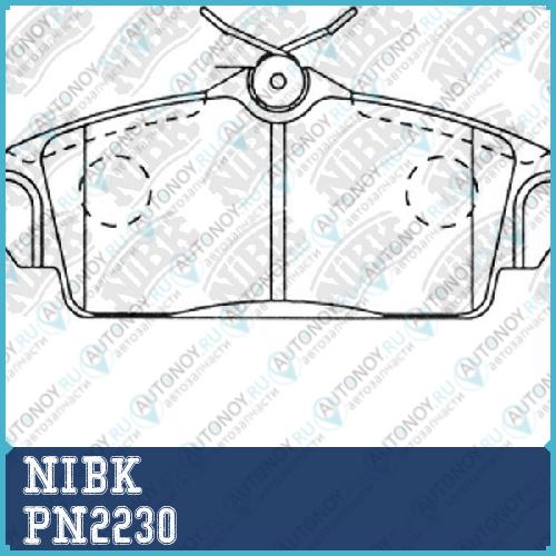 Колодки передние (Nissan ALMERA N16 Primera P11) PN2230