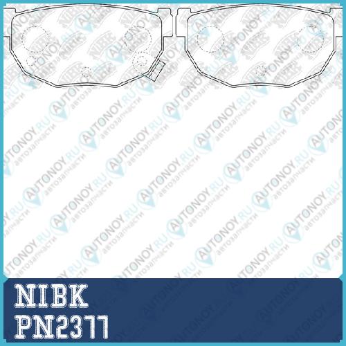 Колодки тормозные дисковые PN2377