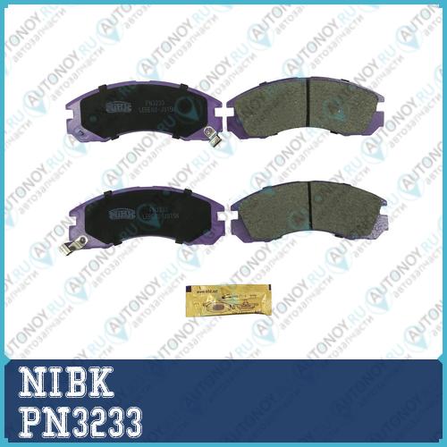 Колодки передние (Mitsubishi Galant IV-VI PAJERO II-III Peugeot 4007) PN3233