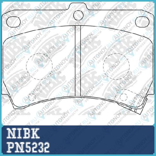 Колодки передние (Kia Rio 00-05 Mazda Demio 98- 323 94-98) PN5232
