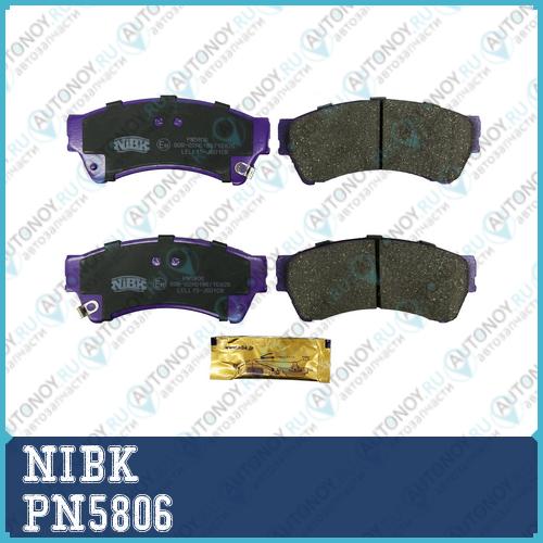 Колодки тормозные дисковые перед Mazda 6 07> PN5806