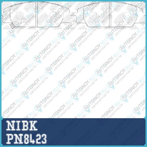 Колодки тормозные дисковые Honda CIVIC 2006> PN8423