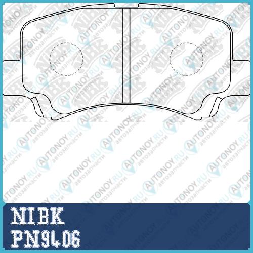 Колодки тормозные дисковые PN9406