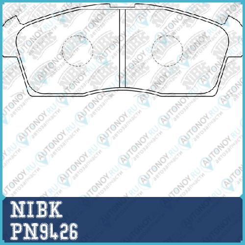 Колодки тормозные дисковые PN9426