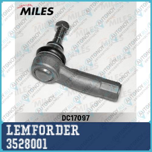 Наконечник рулевой правый Skoda Octavia (5E) VW Golf VI-VII +ЭУР 3528001
