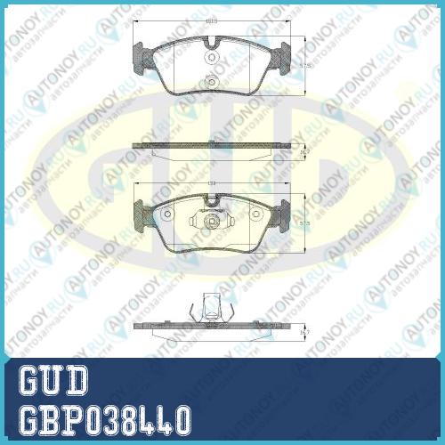 КОЛ.Диск.ПЕРЕД. BMW E46 1.6i-2.8i1.8d2.0d 98>Z3 1.8-2.8 95-03 GBP038440