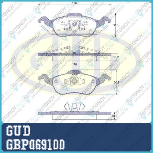 КОЛ.Диск.ПЕРЕД. Ford Focus 1.4i-2.0i1.8TDi &16V 98> GBP069100