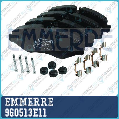 Колодки тормозные дисковые 960513E11