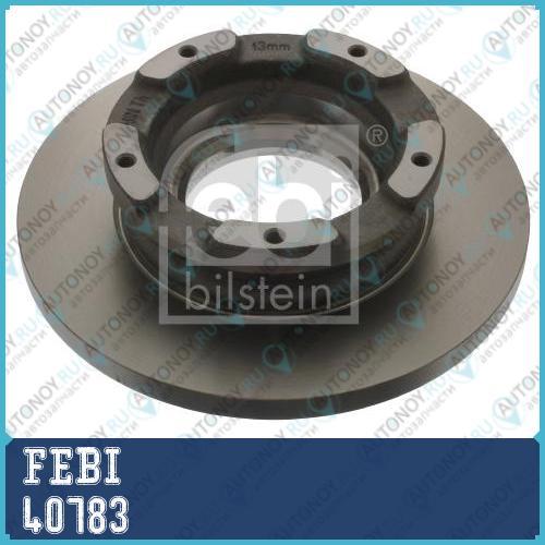 Диск ТОРМ FRD TRANSIT 2.2TDCI 06- ЗАД НЕ ВЕНТ 280X16 (с кольцом ABS) 40783