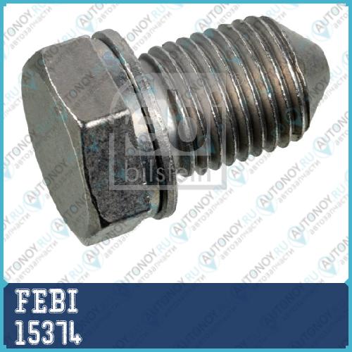15374 Пробка слива масла N 908 132 01 FEBI