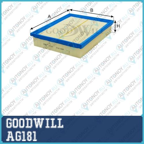 Фильтр воздушный AG181