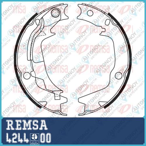4244.00 колодки барабанные 167x32_ Hyundai Getz 1.41.62.02.41.5CRDi 02>