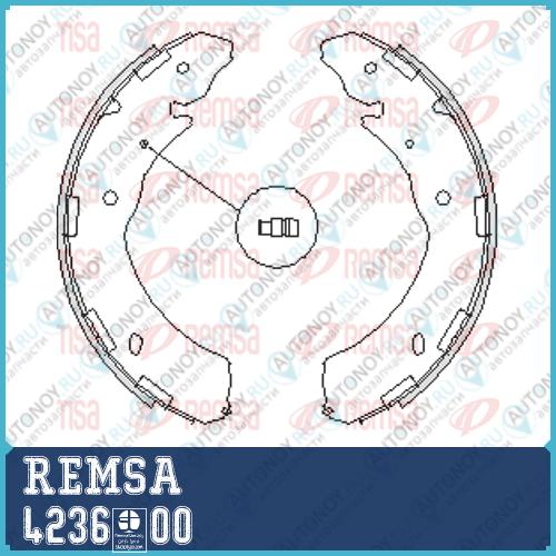 4236.00_=FSB4052 [4600A122] !колодки барабанные\ Mitsubishi L200 2.5D 05>