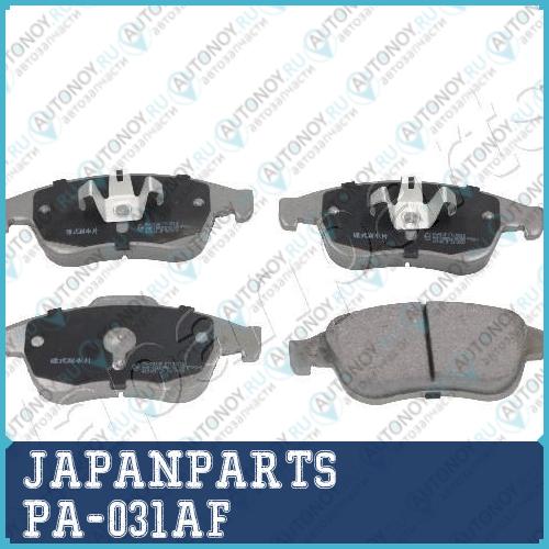 Колодки тормозные дисковые передн Renault MeganeFluence 1.6-2.01.5D 08> PA-031AF