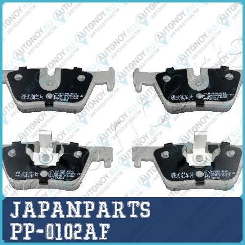 Колодки тормозные дисковые PP-0102AF