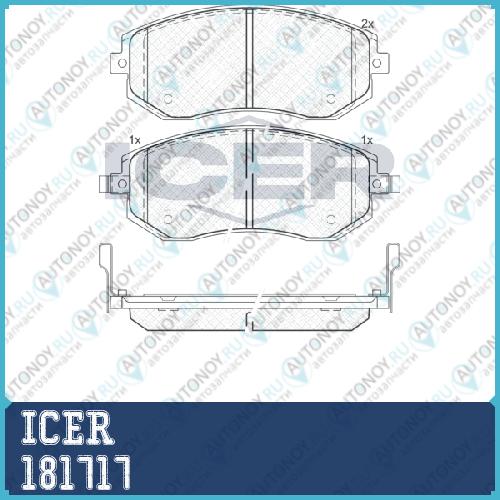 Колодки ТОРМ.IMT  F  ForesterImpreza 08-> 181717