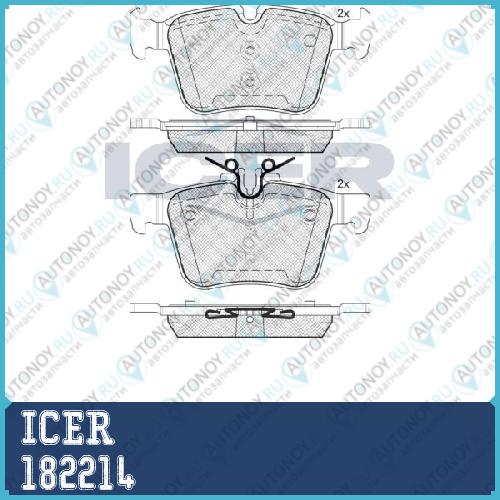 182214_колодки дисковые задние_ MB W205 all 13>