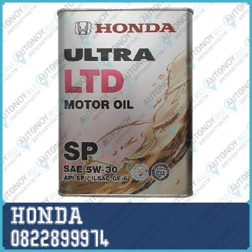 Масло моторное Honda Ultra LTD-SN /SPSAE 5W-30 4л (0821899974) 0822899974