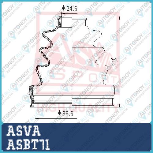 ПЫЛЬНИК Шрус IB 12 ASBT71