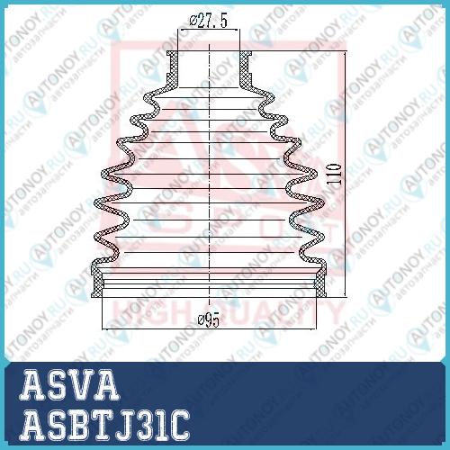 ПЫЛЬНИК Шрус OB 12 ASBTJ31C