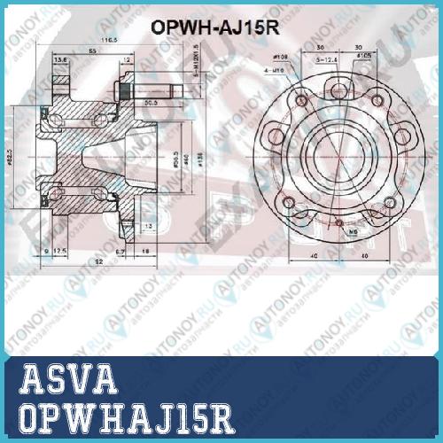 СТУПИЦА ЗАДНЯЯ 12 OPWHAJ15R