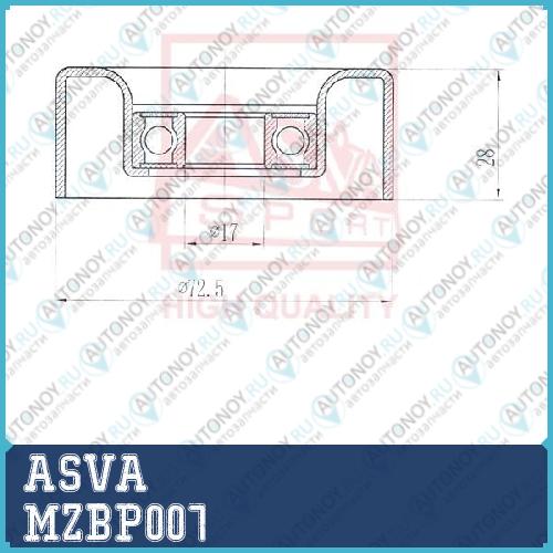 РОЛИК ОБВОДНОЙ MZBP007