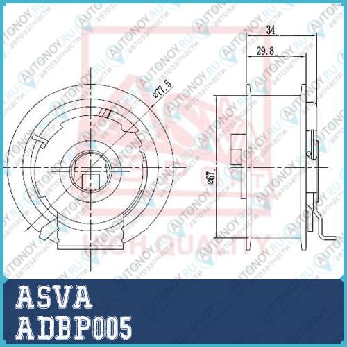 РОЛИК НАТЯЖНОЙ ADBP005