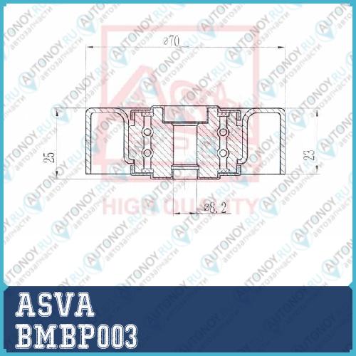 РОЛИК НАТЯЖНОЙ BMBP003