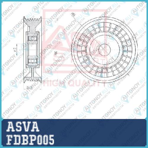 РОЛИК ОБВОДНОЙ FDBP005