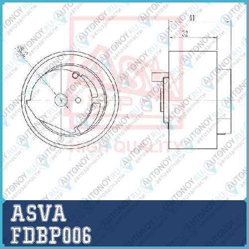 РОЛИК НАТЯЖНОЙ FDBP006