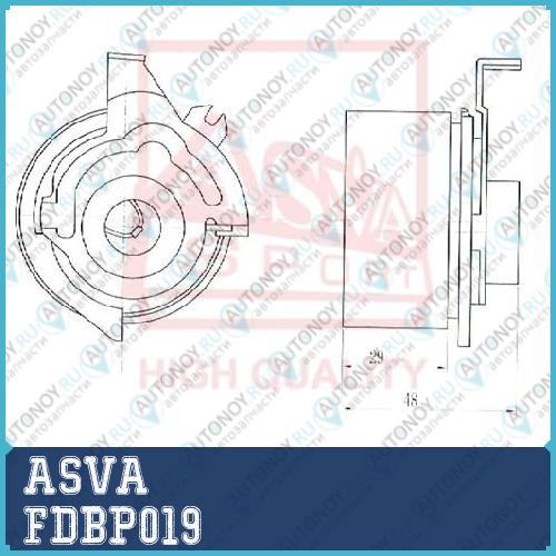 РОЛИК НАТЯЖНОЙ РЕМНЯ Грм FDBP019