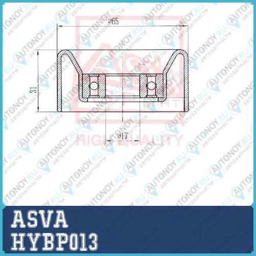 РОЛИК НАТЯЖНОЙ HYBP013