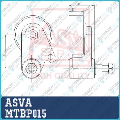 РОЛИК MTBP015