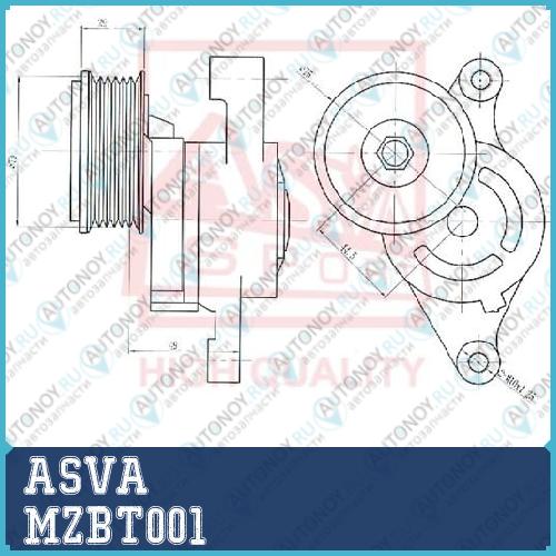 РОЛИК MZBT001