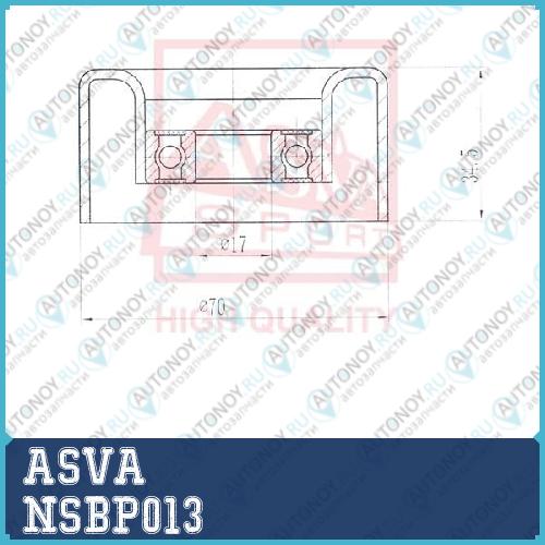 РОЛИК НАТЯЖНОЙ NSBP013