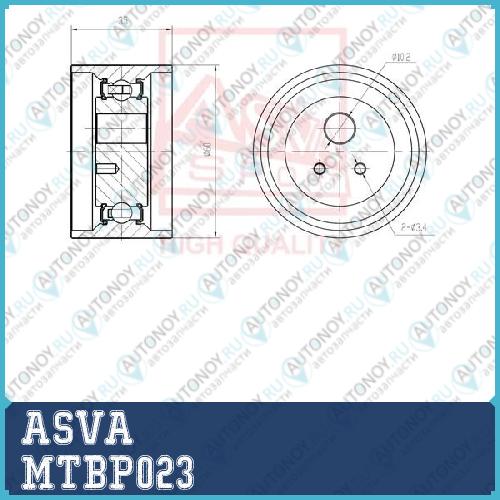РОЛИК НАТЯЖНОЙ MTBP023