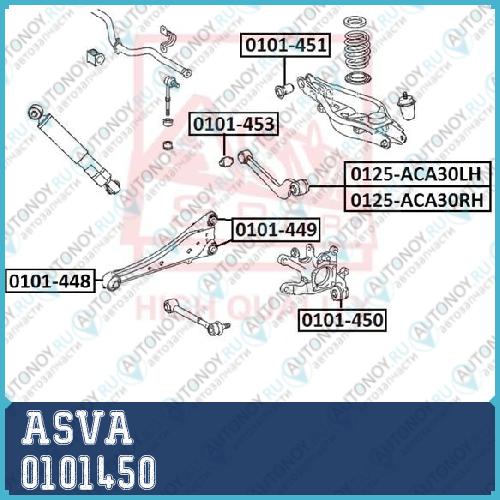 Сайлентблок рычаг независимой подвески колеса 0101450