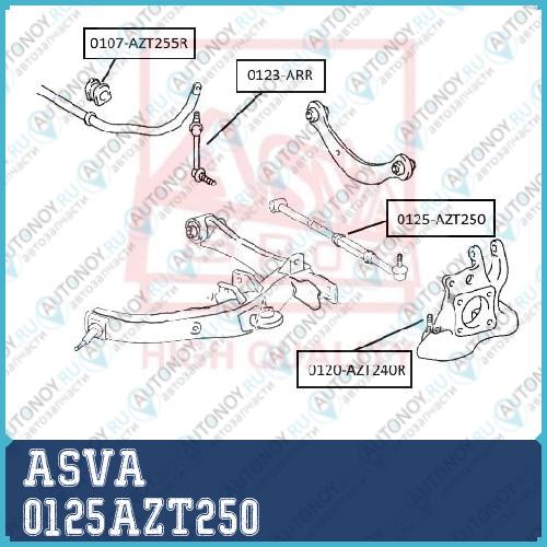 Рычаг независимой подвески колеса подвеска колеса 0125AZT250