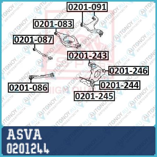 Сайлентблок рычаг независимой подвески колеса 0201244