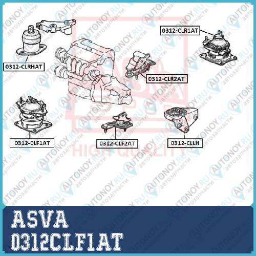 Опора двигателя 0312CLF1AT
