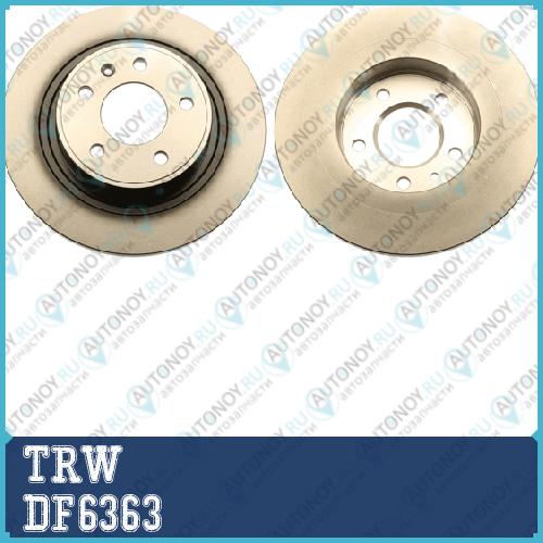 Диск тормозной задний OPEL ASTRA J Chevrolet CRUZE (292мм) DF6363