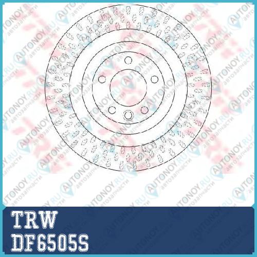 Диск тормозной задний RANGE ROVER IV SPORT (LW) 4x4 DF6505S