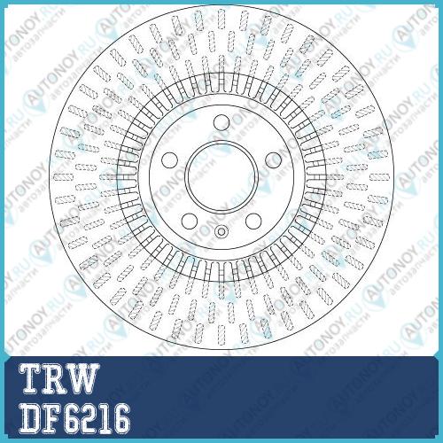 Диск тормозной передний Audi A6 (C7) DF6216