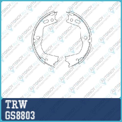 Колодки барабанные Hyundai SANTA FE III GS8803