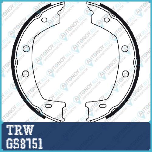Колодки барабанные Land Rover FREELandER 2 GS8751
