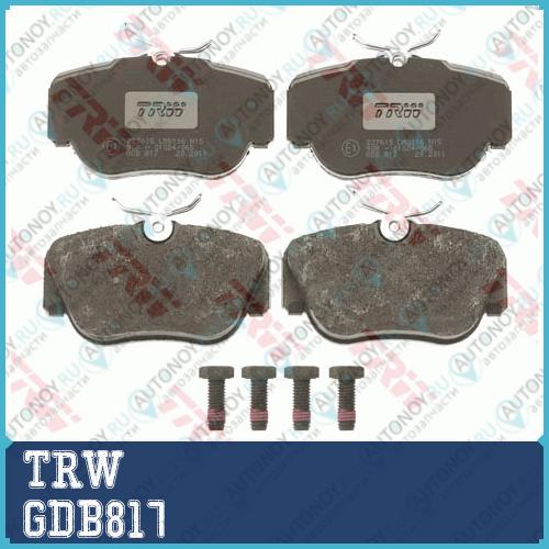 Колодки передние Mercedes W201 GDB817